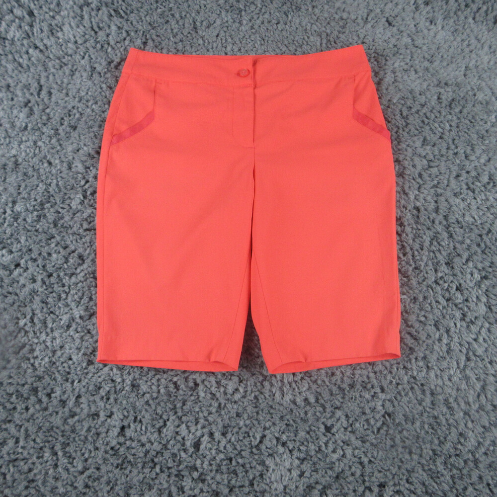 EP Pro Shorts Womens 4 Orange Coral Bermuda 31x10*